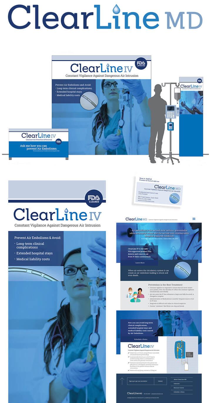 Logo design for ClearLine MD